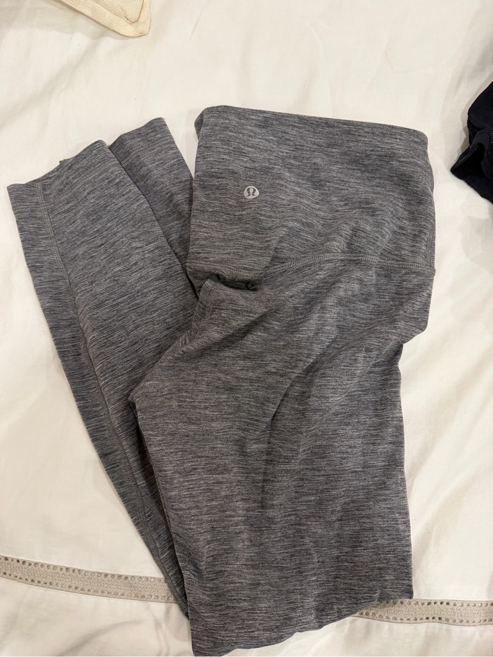 Lululemon 23” Gray Heather Align Leggings